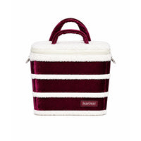 Insulated Puffer Lunch Box in Red Velvet