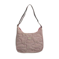 Puffer Messenger Bag in Friendly Mauve