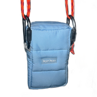 Digital Puffer Pouch in Serene Blue