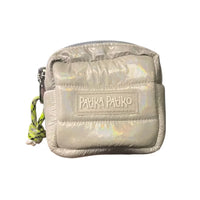 Mini Puffer Pouch in Shining Ivory