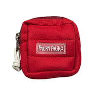 Mini Puffer Pouch in Fiery Red