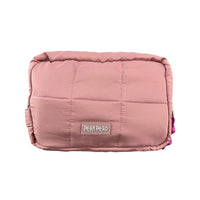 Multifunction Travel Puffer Pouch in Romantic Pink