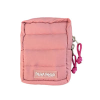 Puffer Card Holder in Romantic Pink