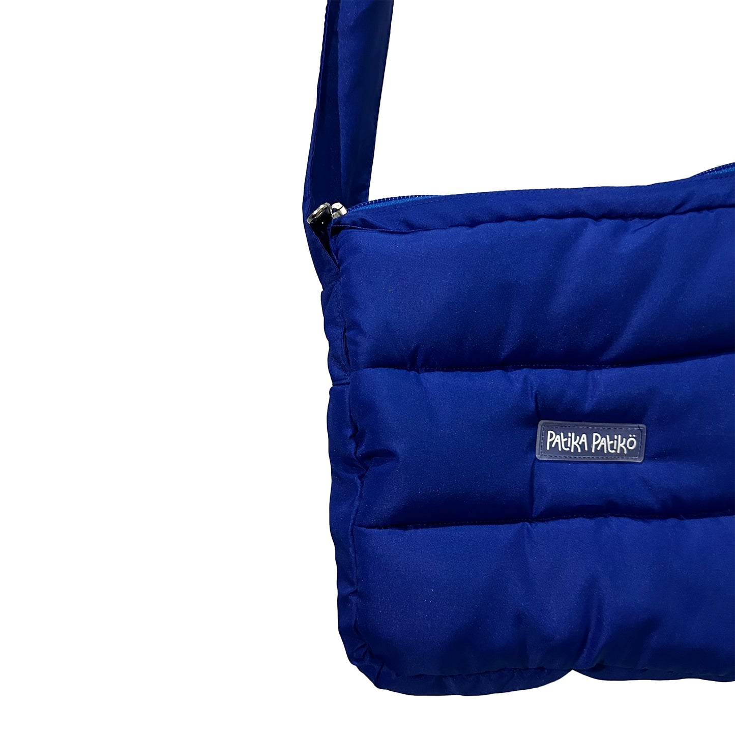 Medium Puffer Bag in Royal Cobalt