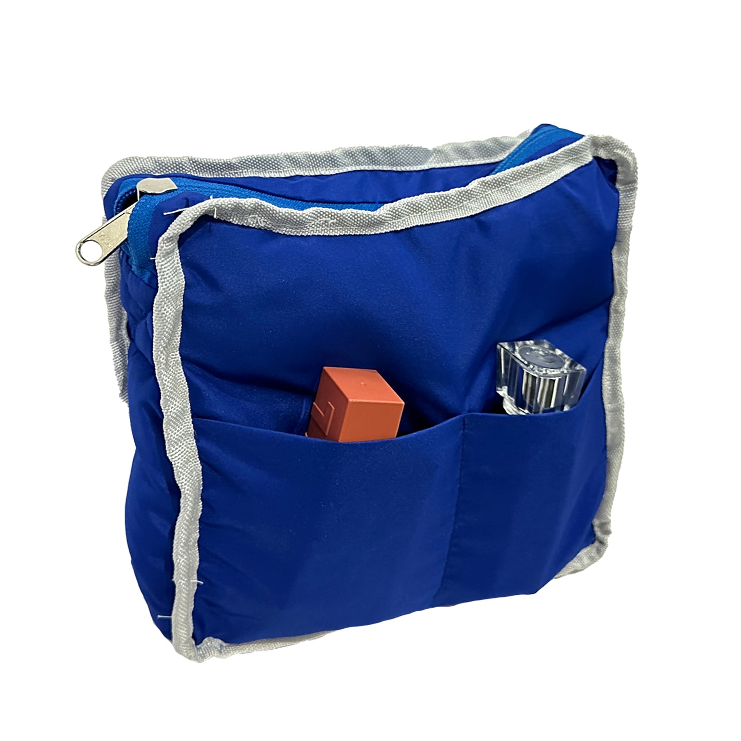 Medium Puffer Bag in Royal Cobalt