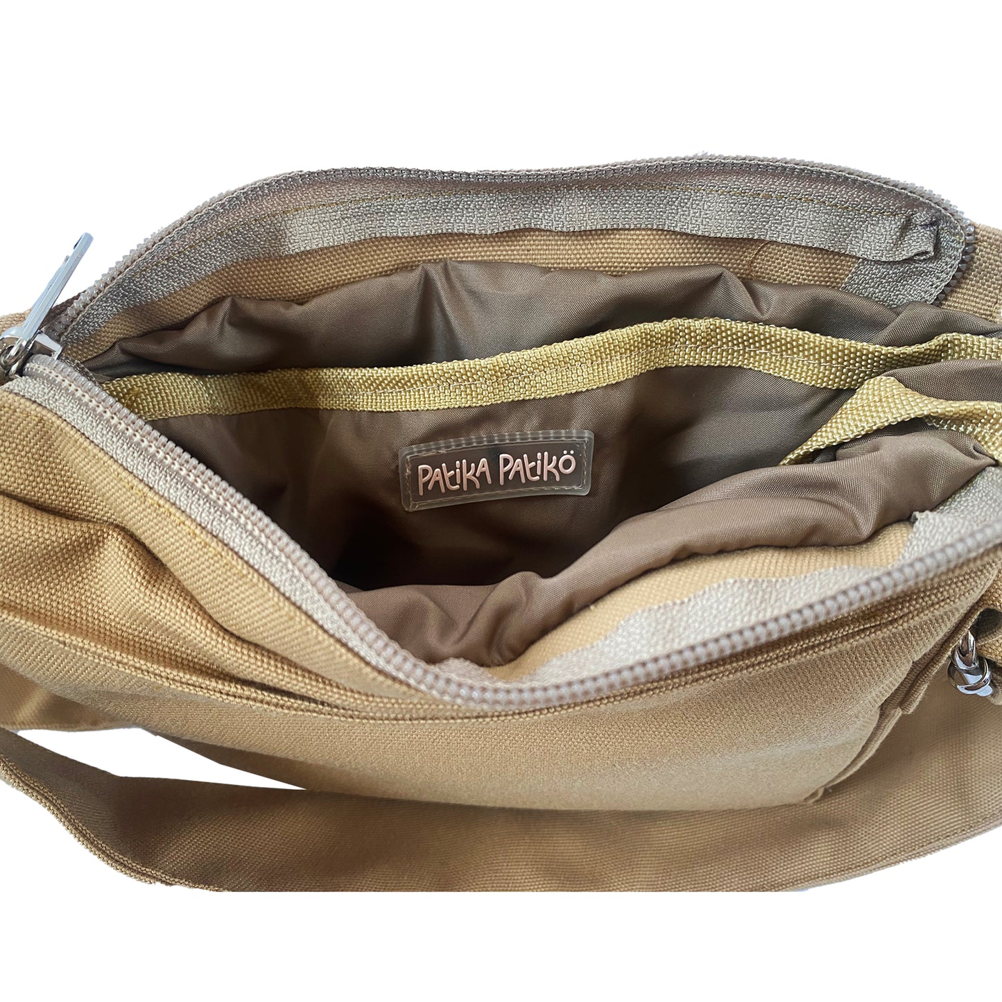Mini Simple Sling Bag in Peanut Butter