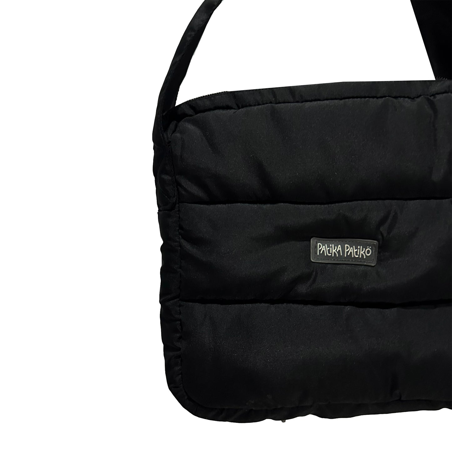 Medium Puffer Bag in Mysterious Black