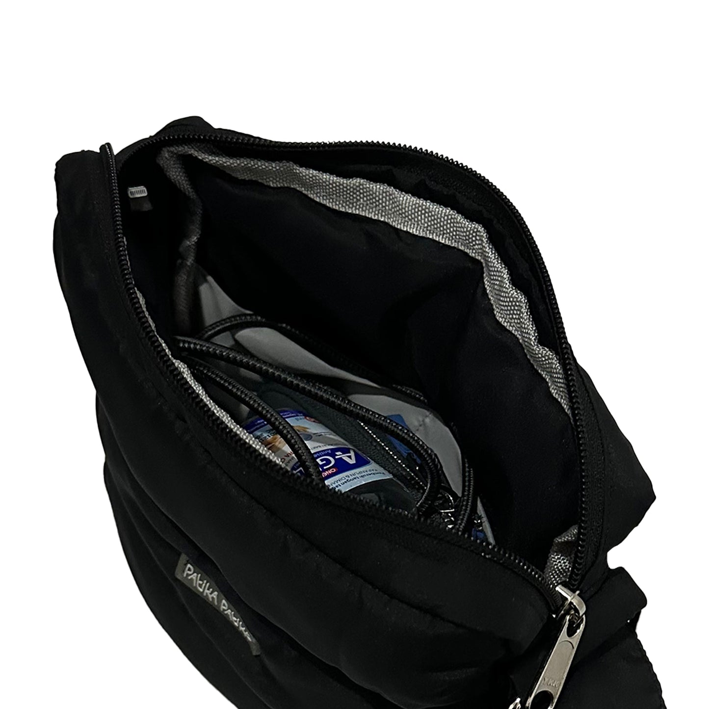 Medium Puffer Bag in Mysterious Black