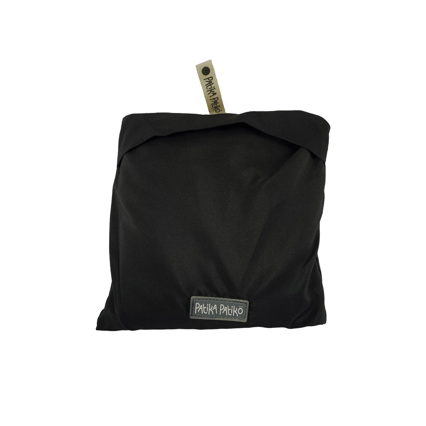 Foldable Reversible Shopping Bag in Mysterious Black