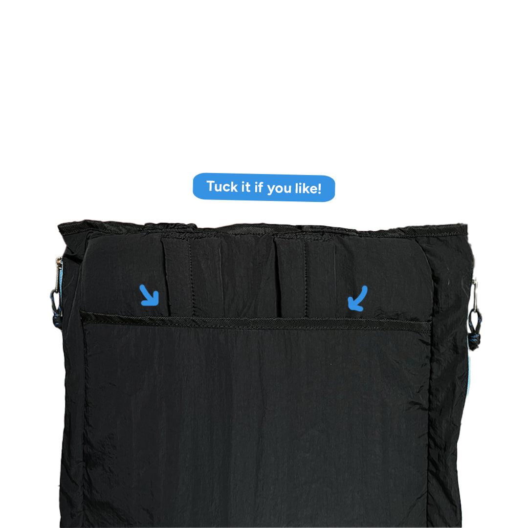 Active Racquet Totepack in Mysterious Black