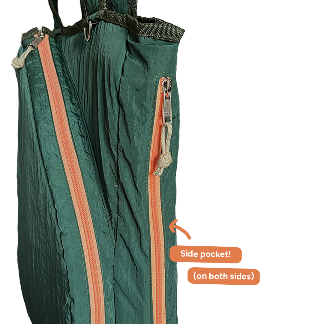 Active Racquet Totepack in Festive Emerald