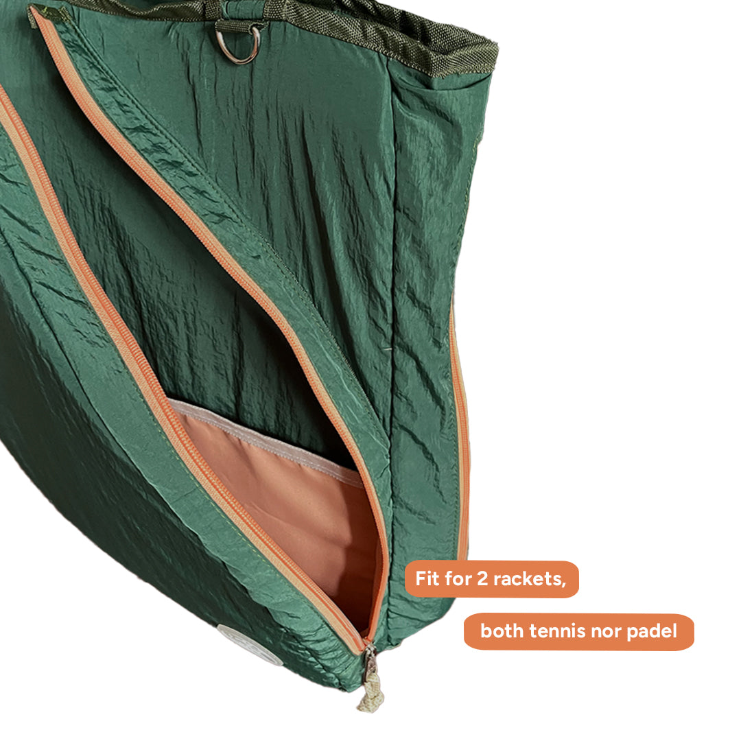 Active Racquet Totepack in Festive Emerald