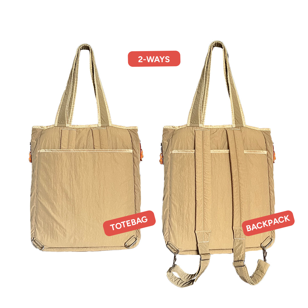 Active Racquet Totepack in Reliable Khaki