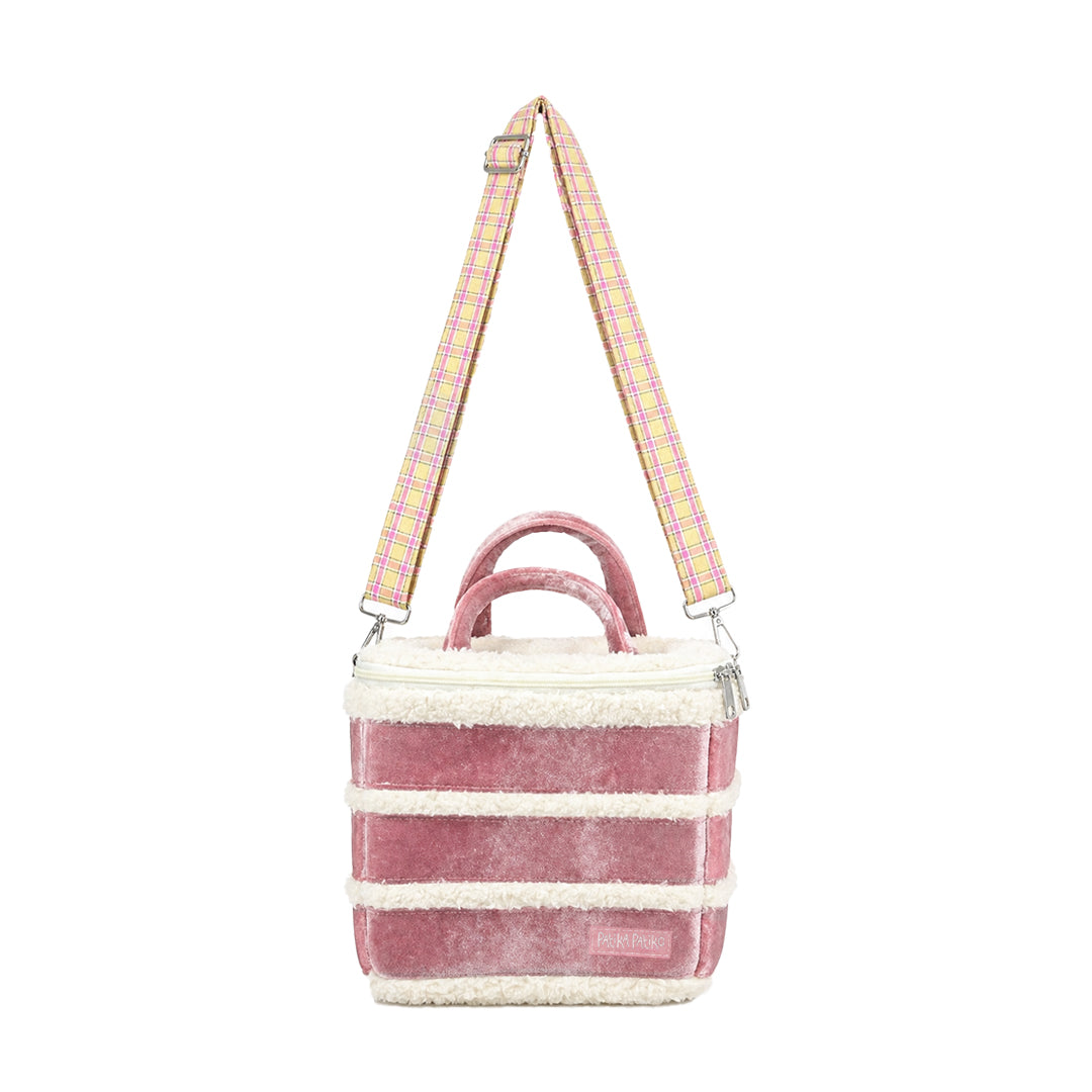 Insulated Puffer Lunch Box in Cotton Candy