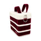 Insulated Puffer Lunch Box in Red Velvet