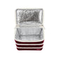 Insulated Puffer Lunch Box in Red Velvet
