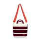 Insulated Puffer Lunch Box in Red Velvet
