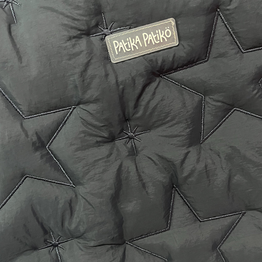 Puffer Messenger Bag in Muted Charcoal