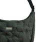 Puffer Messenger Bag in Muted Charcoal