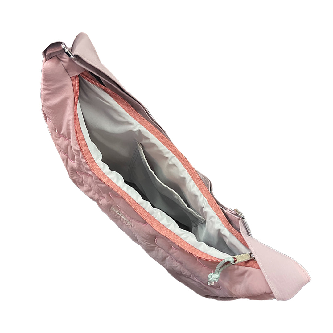 Puffer Messenger Bag in Friendly Mauve