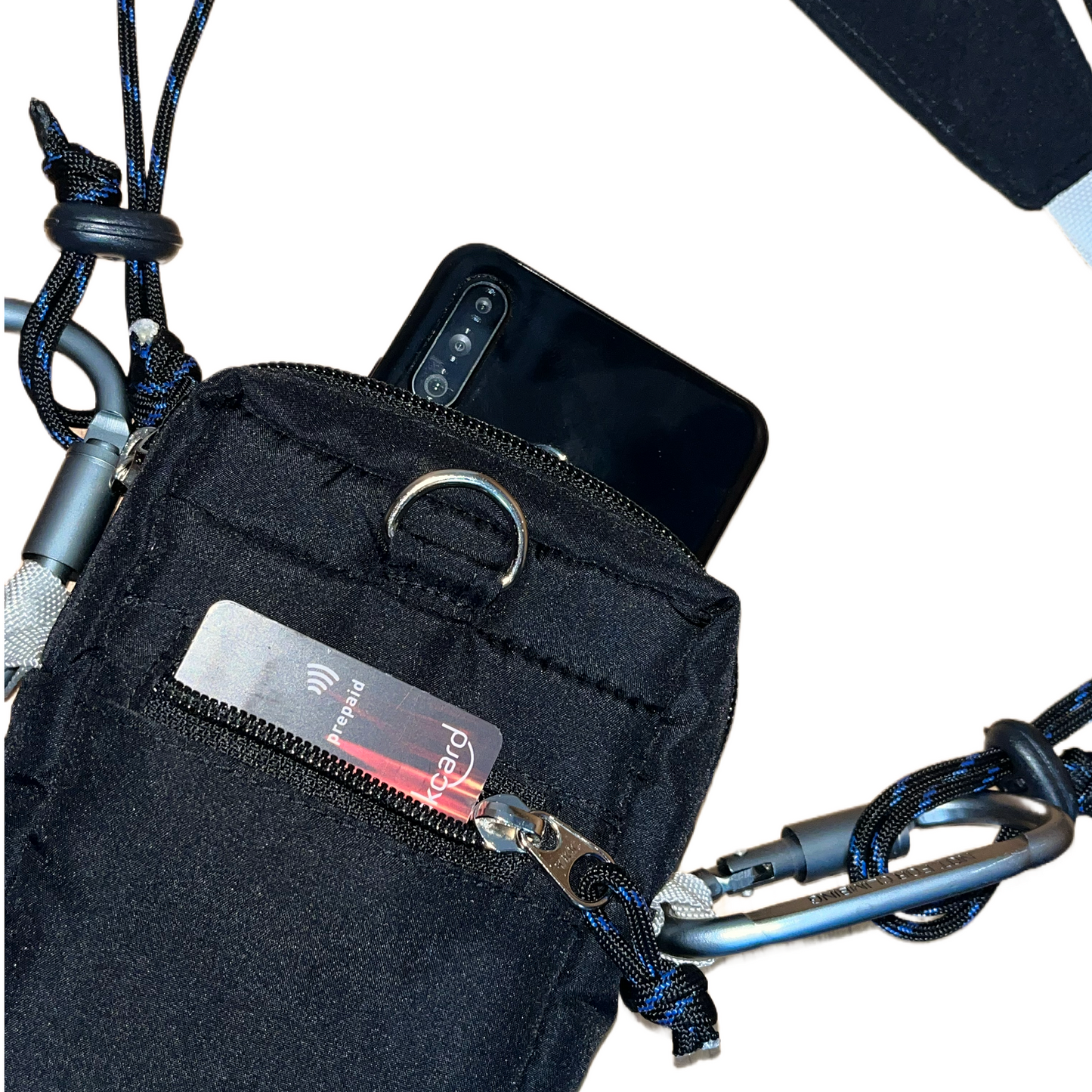 Digital Puffer Pouch in Mysterious Black