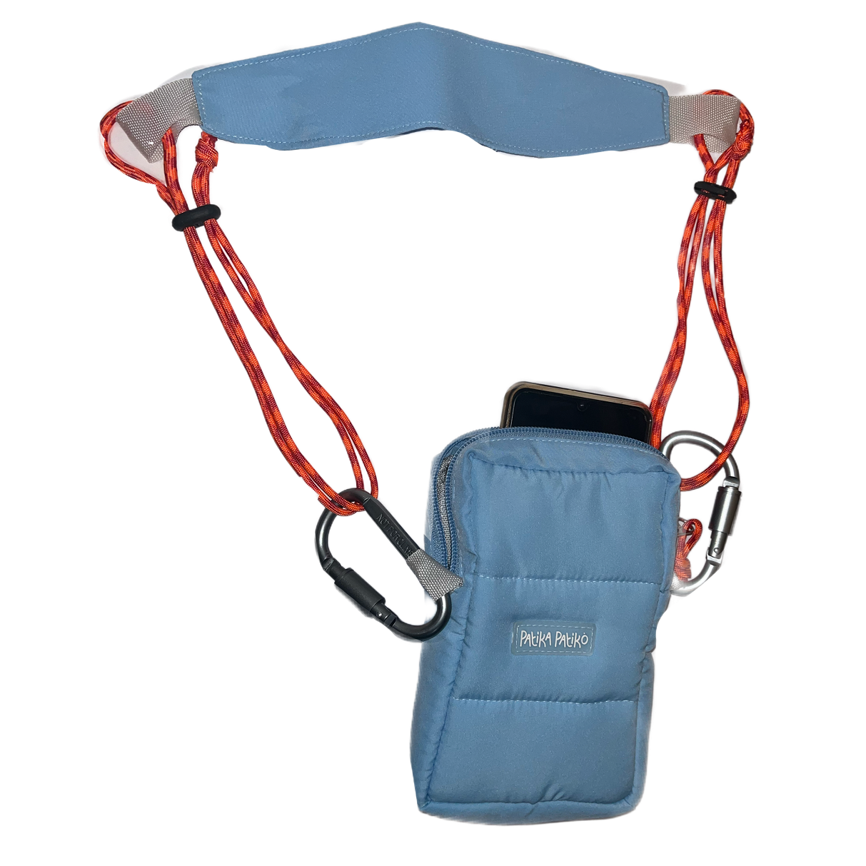 Digital Puffer Pouch in Serene Blue