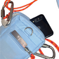 Digital Puffer Pouch in Serene Blue