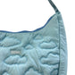 Puffer Messenger Bag in Hazy Blue