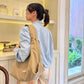 Just In Case Hobo Totes in Cafe Latte