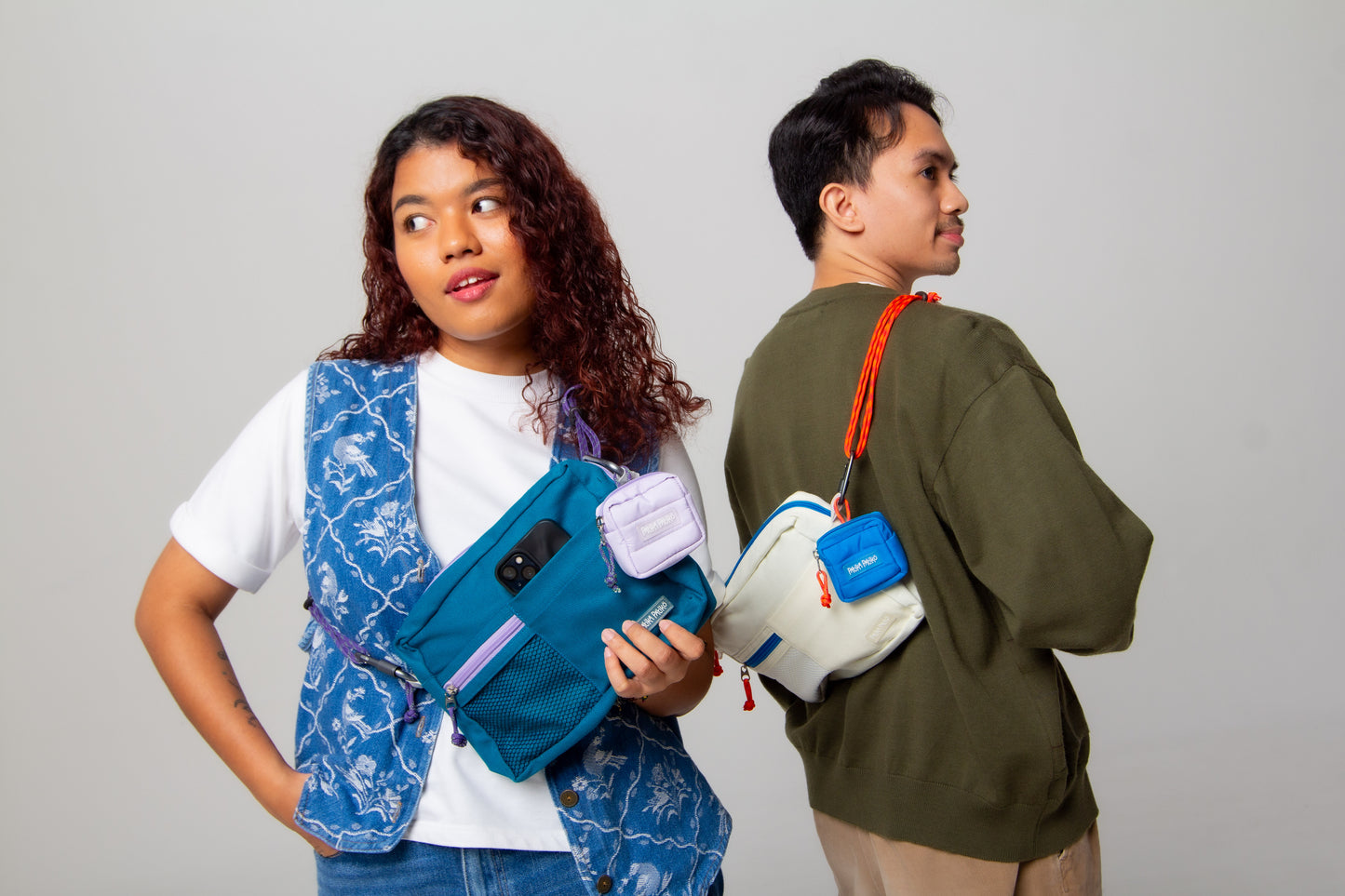 Everyday Multi-Way Sling Bag in Lively Teal