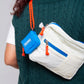 Mini Puffer Pouch in Confident Cerulean