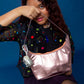 Gleam Shoulder Bag in Rose Quartz