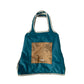 Foldable Reversible Shopping Bag in Energetic Jade