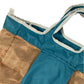 Foldable Reversible Shopping Bag in Energetic Jade
