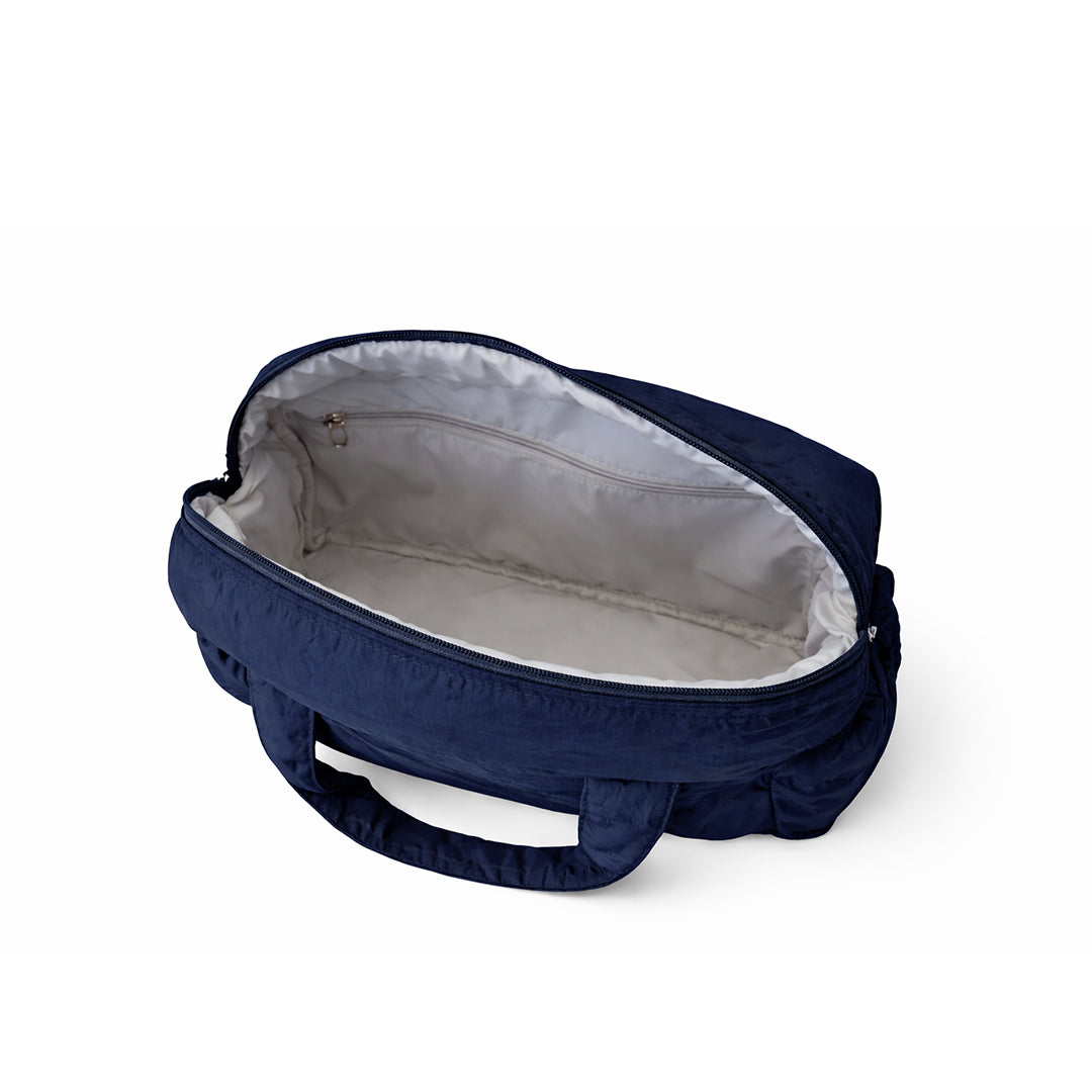 Medium Duffle Shoulder Bag in Blueberry Compote