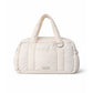 Medium Duffle Shoulder Bag in Whipped Cream
