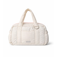 Medium Duffle Shoulder Bag in Whipped Cream