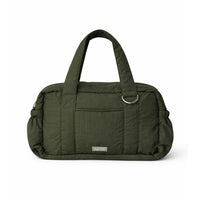 Medium Duffle Shoulder Bag in Pesto Oil