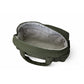 Medium Duffle Shoulder Bag in Pesto Oil
