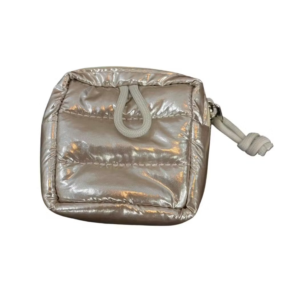 Mini Puffer Pouch in Golden Sand