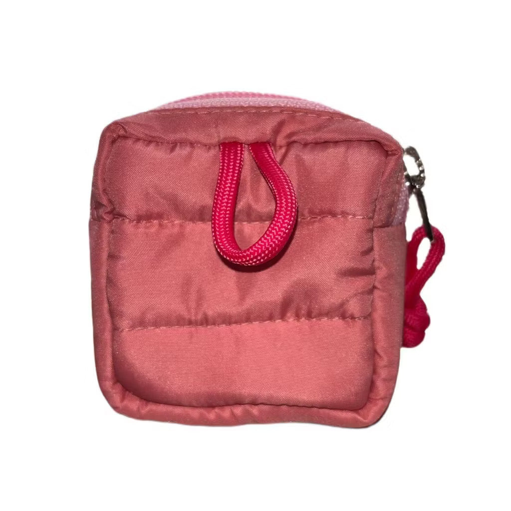 Mini Puffer Pouch in Romantic Pink