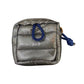 Mini Puffer Pouch in Steel Blue