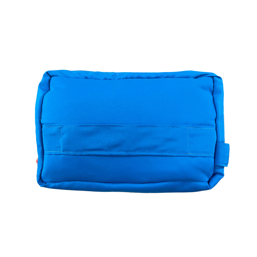 Multifunction Travel Puffer Pouch in Confident Cerulean
