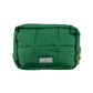 Multifunction Travel Puffer Pouch in Festive Emerald