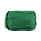 Multifunction Travel Puffer Pouch in Festive Emerald