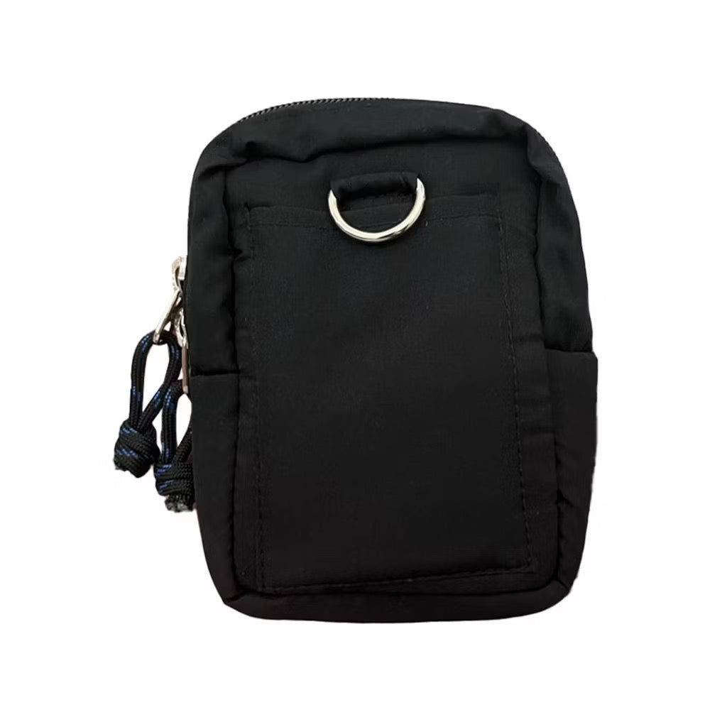 Puffer Card Holder in Mysterious Black