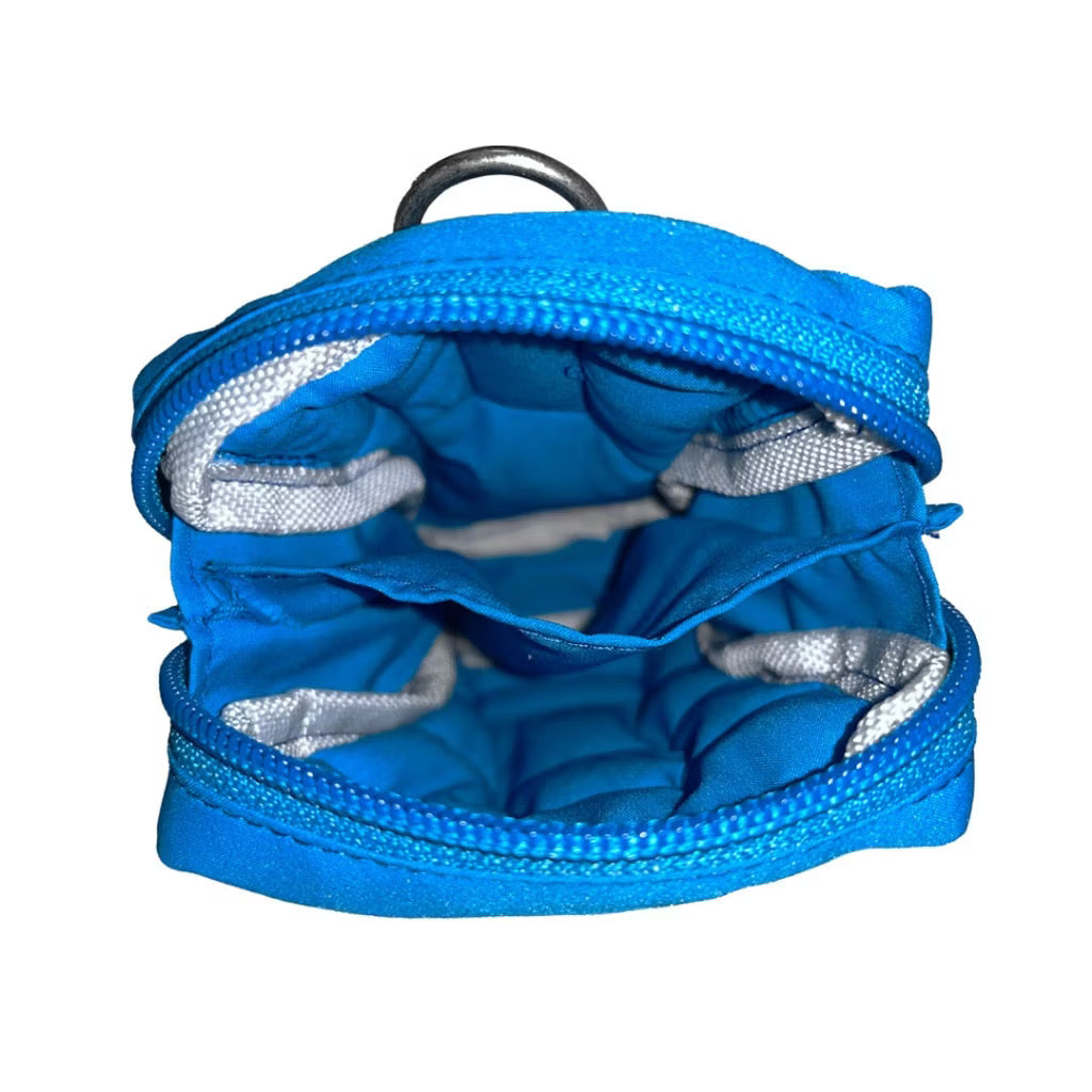 Puffer Card Holder in Confident Cerulean