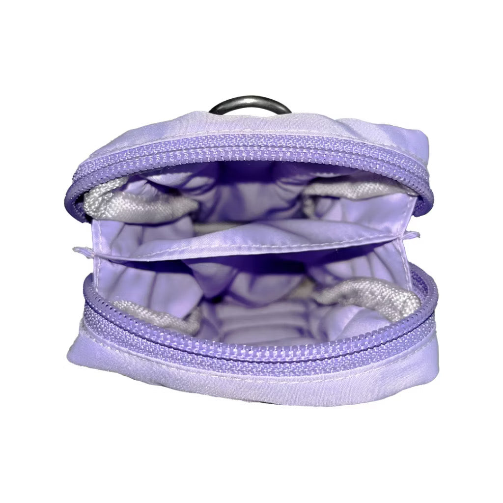 Puffer Card Holder in Soothing Lilac