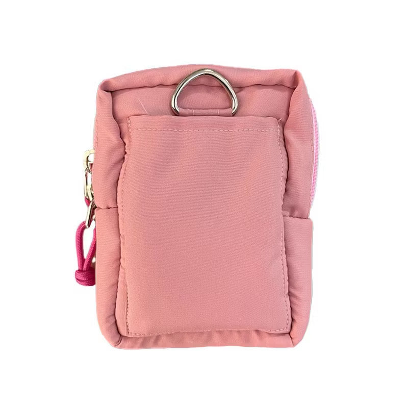 Puffer Card Holder in Romantic Pink