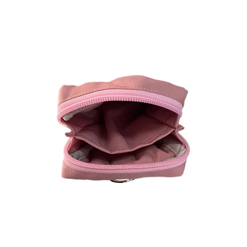 Puffer Card Holder in Romantic Pink